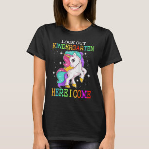 T-shirt Regardez Le Jardin D'Enfants Ici Je Reviens À Unic