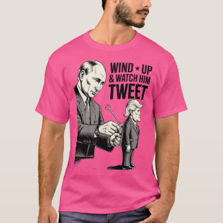 T-shirt Regardez-Le Tweeter La Marionnette Anti-Trump Pout