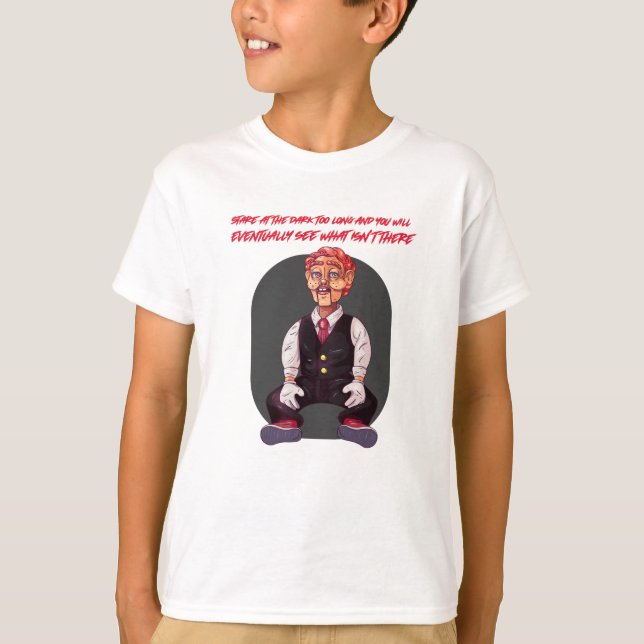 T-shirt Regardez les ténèbres trop longtemps et vous finir (Devant)