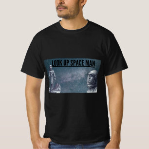 T-shirt Regardez l'espace homme Vintage Retro Astronaute U