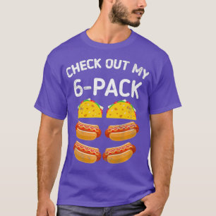 T-shirt Regardez mon sac de 6 tacos meican hot dog taco