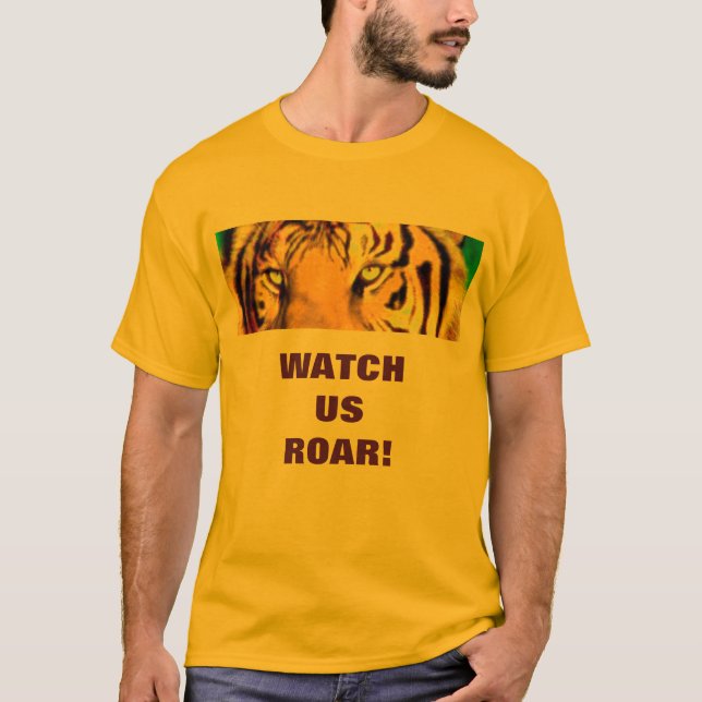 T-SHIRT REGARDEZ-NOUS ROAR ! (Devant)