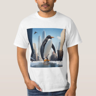 T-shirt Regardez où vous allez le pingouin