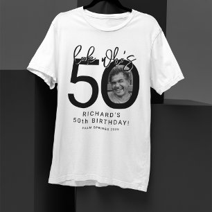 T-shirt Regardez qui a Cinquante Photo 50e Anniversaire