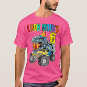 T-shirt Regardez qui est un camion monstre d'anniversaire
