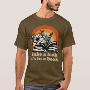 T-shirt Regardez Son Dans Un Livre Funny Rainbow Bookworm