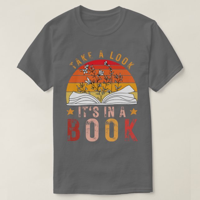 T-shirt Regardez son livre 12 (Design devant)