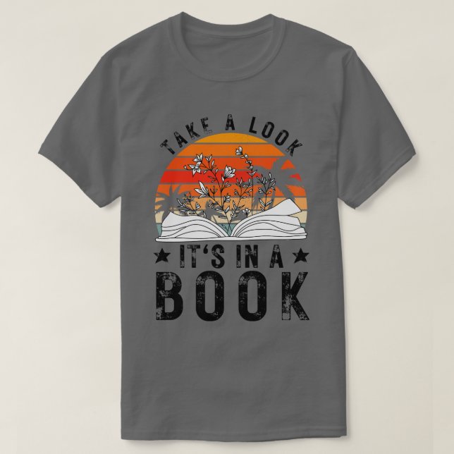 T-shirt Regardez son livre 14 (Design devant)