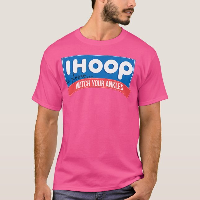 T-shirt Regardez Votre Chemise De Basket-Ball Ihoop Ankles (Devant)