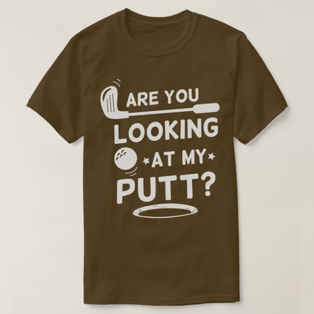 T-shirt Regardez-vous mon cadeau sport Putt pro (Design devant)