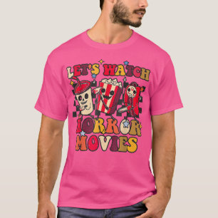 T-shirt Regardons des films d'horreur drôles halloween min
