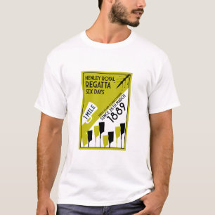 T-shirt Régate de la Tamise - Aviron de style rétro vintag