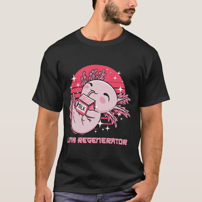 T-shirt Régénérateur de membre Axolotl Salamander Humour G (Devant)