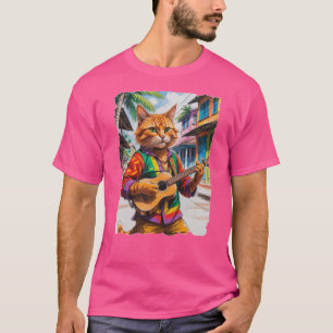 T-shirt Reggae Cat en Jamaïque !