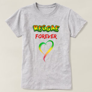 T-shirt Reggae éternellement rouge vert jaune