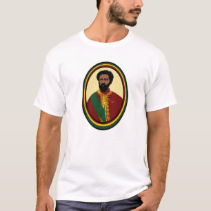 T-shirt Reggae Ethiopie Jamaïque de Haile Selassie Rasta