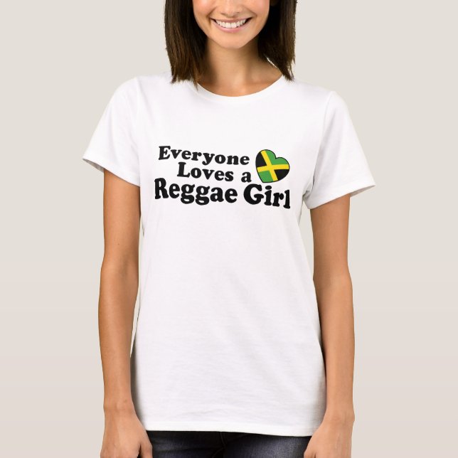 T-shirt Reggae Girl (Devant)