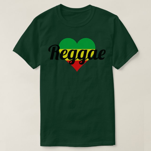 T-shirt Reggae Heart (Design devant)