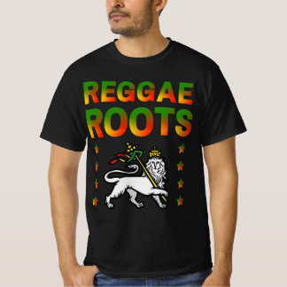 T-SHIRT REGGAE ROOTS RASTA LION DE JUDA