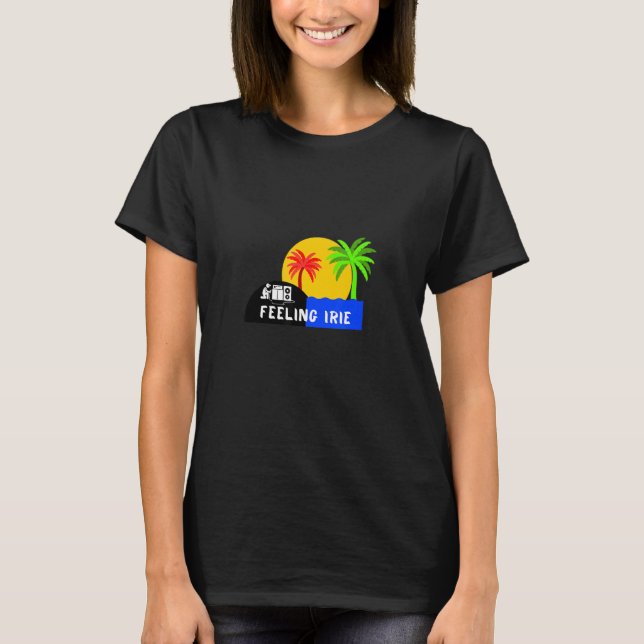 T-shirt Reggae Style Sentiment Irie (Devant)