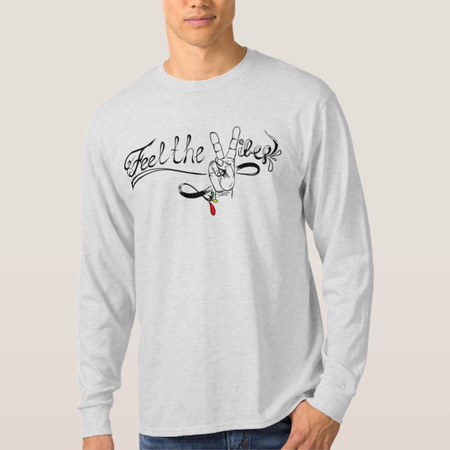 T-shirt Reggae Vibes Longsleeve (Devant)