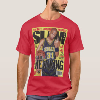 T-shirt Reggie Miller Nouvelle Couverture Slam Pacers Roi