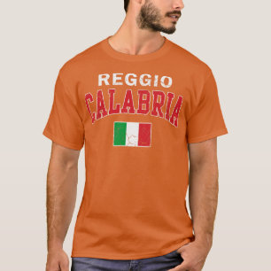T-shirt Reggio Calabre Italie Drapeau italien Italie Itali