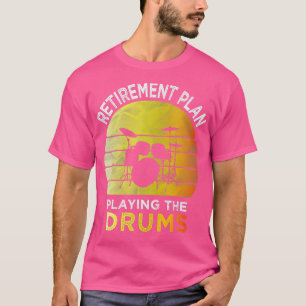 T-shirt Régime de retraite Lecture des tambours Vintage R