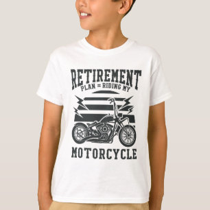 T-shirt Régime de retraite montant ma moto