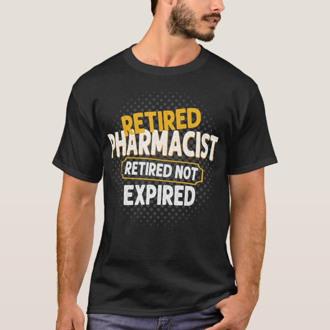 T-shirt Régime De Retraite Pharmaciste Pour Maman Papa (Devant)