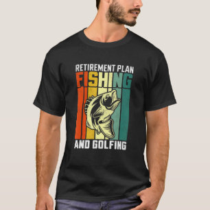 T-shirt Régime de retraite pour hommes Pêche Rétro 1