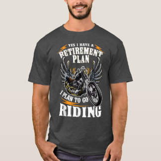 T-shirt Régime de retraite pour moto moto moto moto moto m