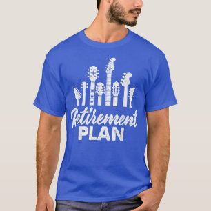 T-shirt Régime de retraite Retraité Guitariste Musique Mus
