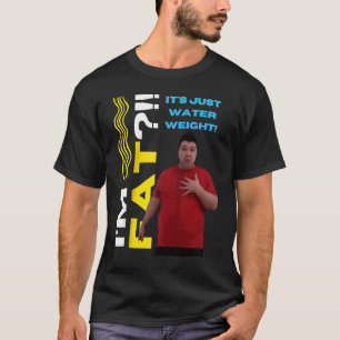 T-shirt Régime Eau Graisse Nikocado Avocat Mème Rapide F