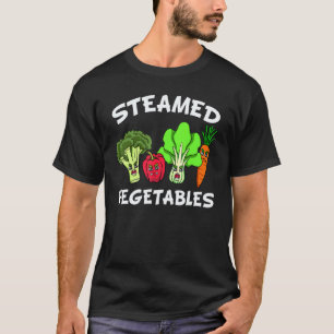 T-shirt Régime végan végétarien de légumes vapeur Végétali