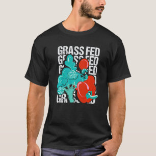 T-shirt Régime Végétalien Alimenté à l'Herbe Puissance