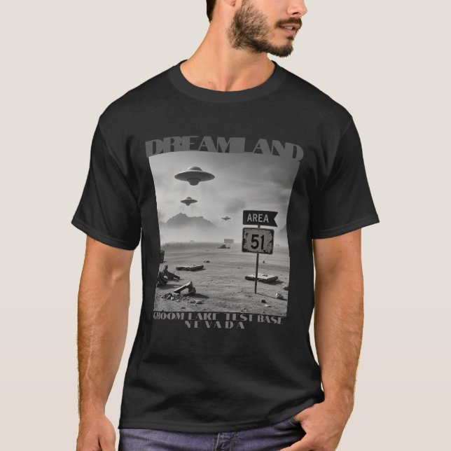 T-shirt Région 51 Dreamland Nevada (Devant)