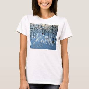 T-shirt Région boisée d'hiver près de New Haven Derbysh
