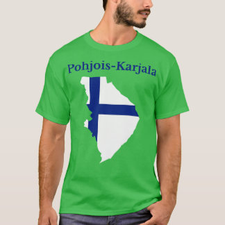 T-shirt Région de la Karélie du Nord Finlande