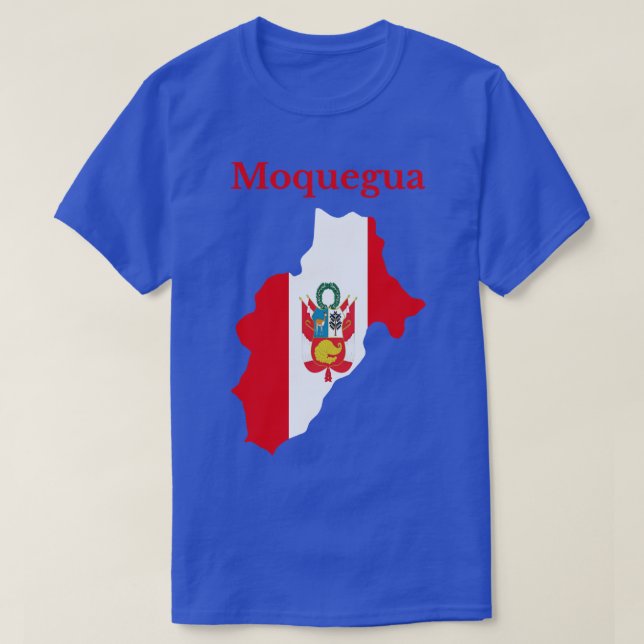 T-shirt Région de Moquegua Pérou (Design devant)