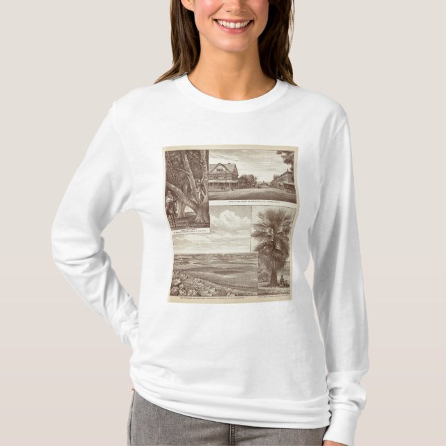 T-shirt Région pionnière de la terre Co, Porterville (Devant)