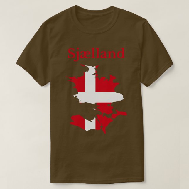 T-shirt Région Zélande Danemark (Design devant)