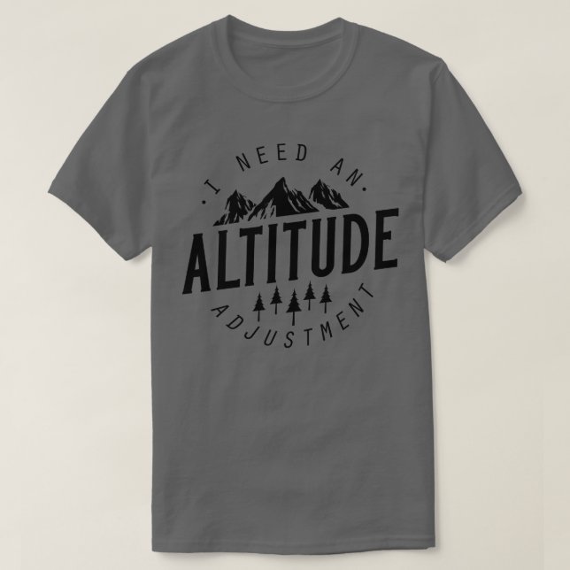 T-shirt Réglage de l'altitude 4 (Design devant)