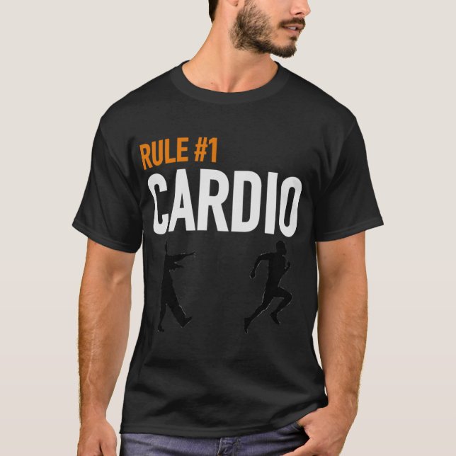 T-shirt RÈGLE 1 CARDIO garçon rétro (Devant)