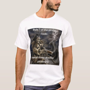 T-shirt Règle 1 du Code Pirate
