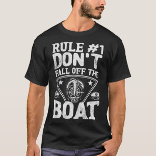 T-shirt Règle 1 Ne Pas Tomber De La Vacance De Croisières