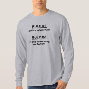 T-shirt Règle Betty