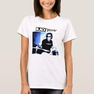 T-shirt Règle de batteurs de mardi noir "! ! ! ! "