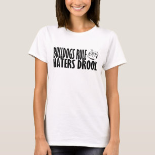 T-shirt Règle de bouledogues