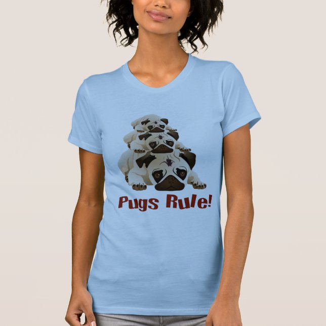 T-shirt Règle de carlins ! 1 (Devant)